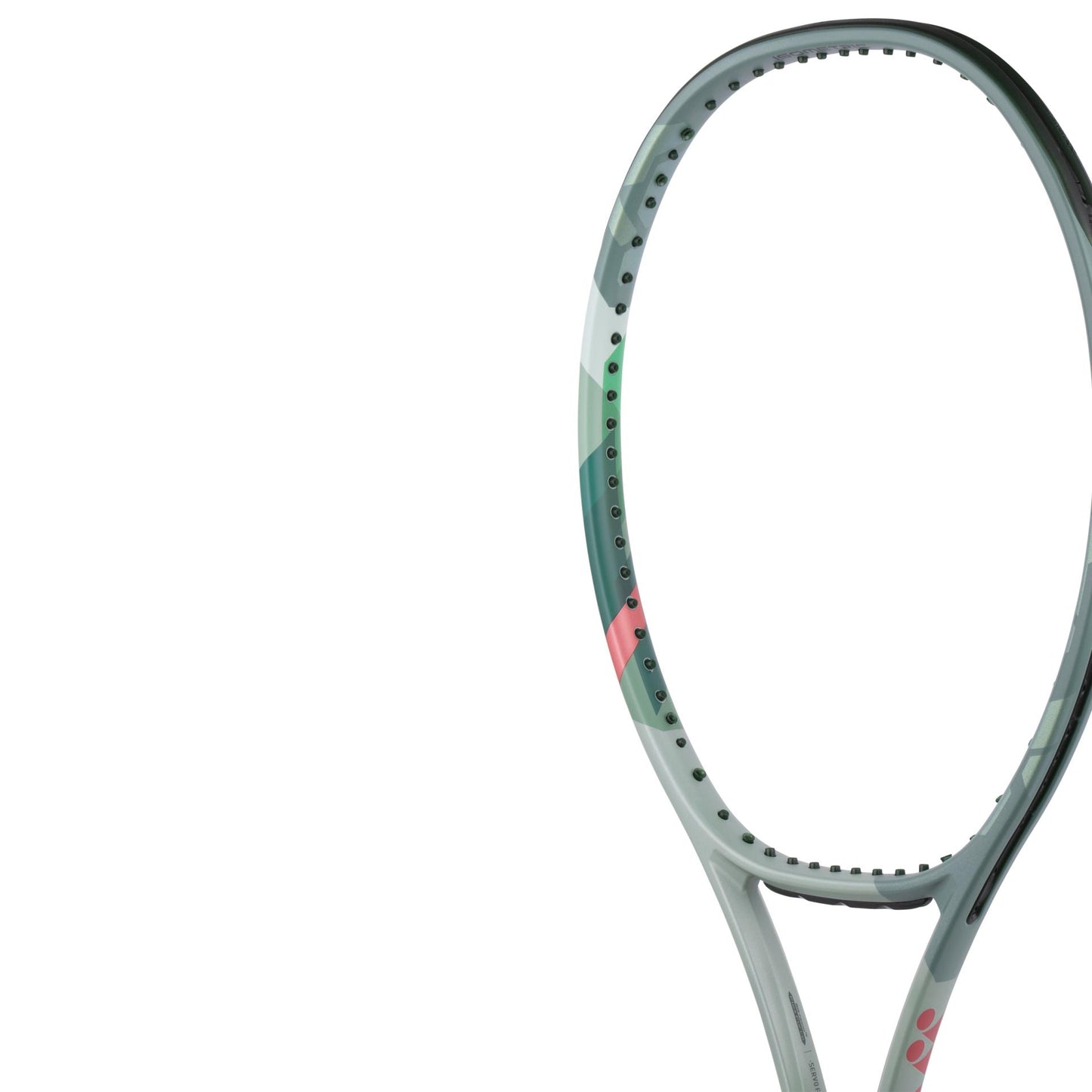 Yonex - PERCEPT 97H (model 2023), 330g, culoare verde masliniu (olive green), Racheta Tenis de Camp Competitionala