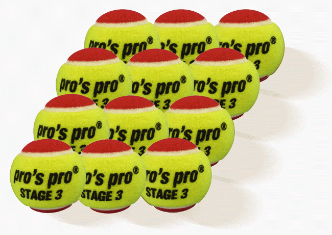 Mingi tenis Pro's Pro Stage 3 XL Set 12 Buc
