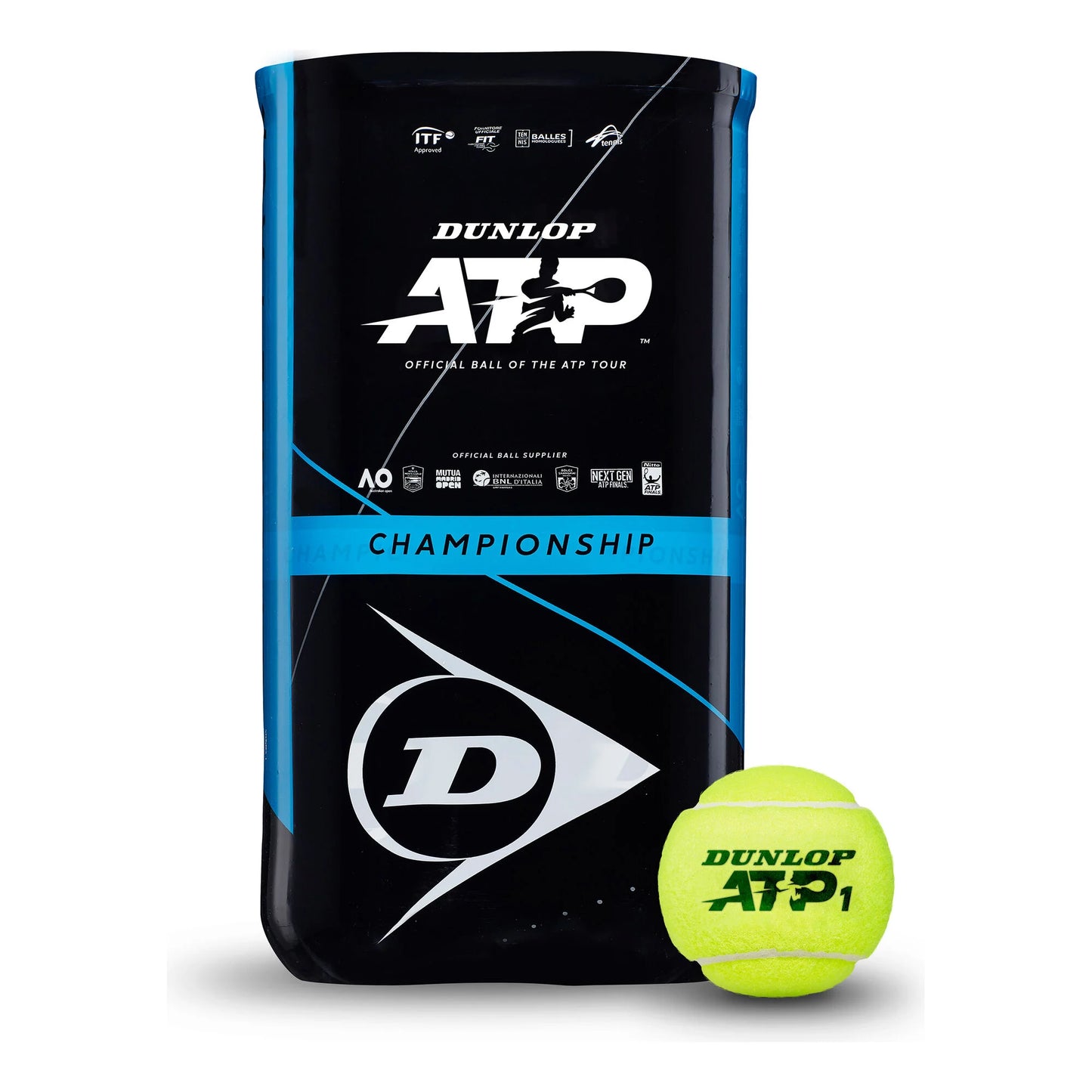 Mingi Tenis Dunlop ATP Championship Bi Pack 2x4