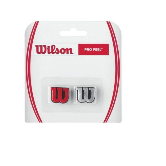 Set Antivibratoare Wilson Profeel, rosu/argintiu