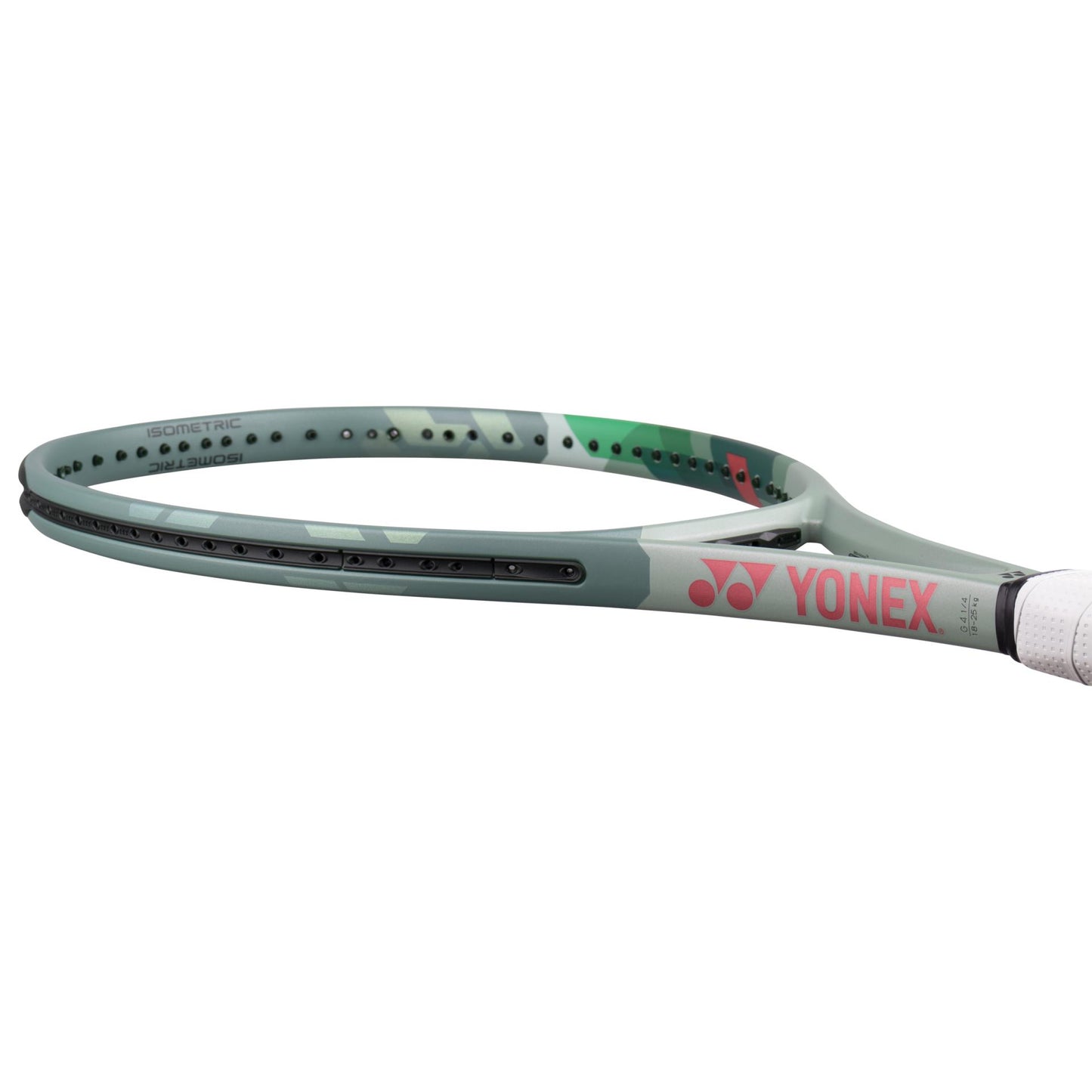 Yonex - PERCEPT 100L (model 2023), 280g, culoare verde masliniu (olive green), Racheta Tenis de Camp Competitionala