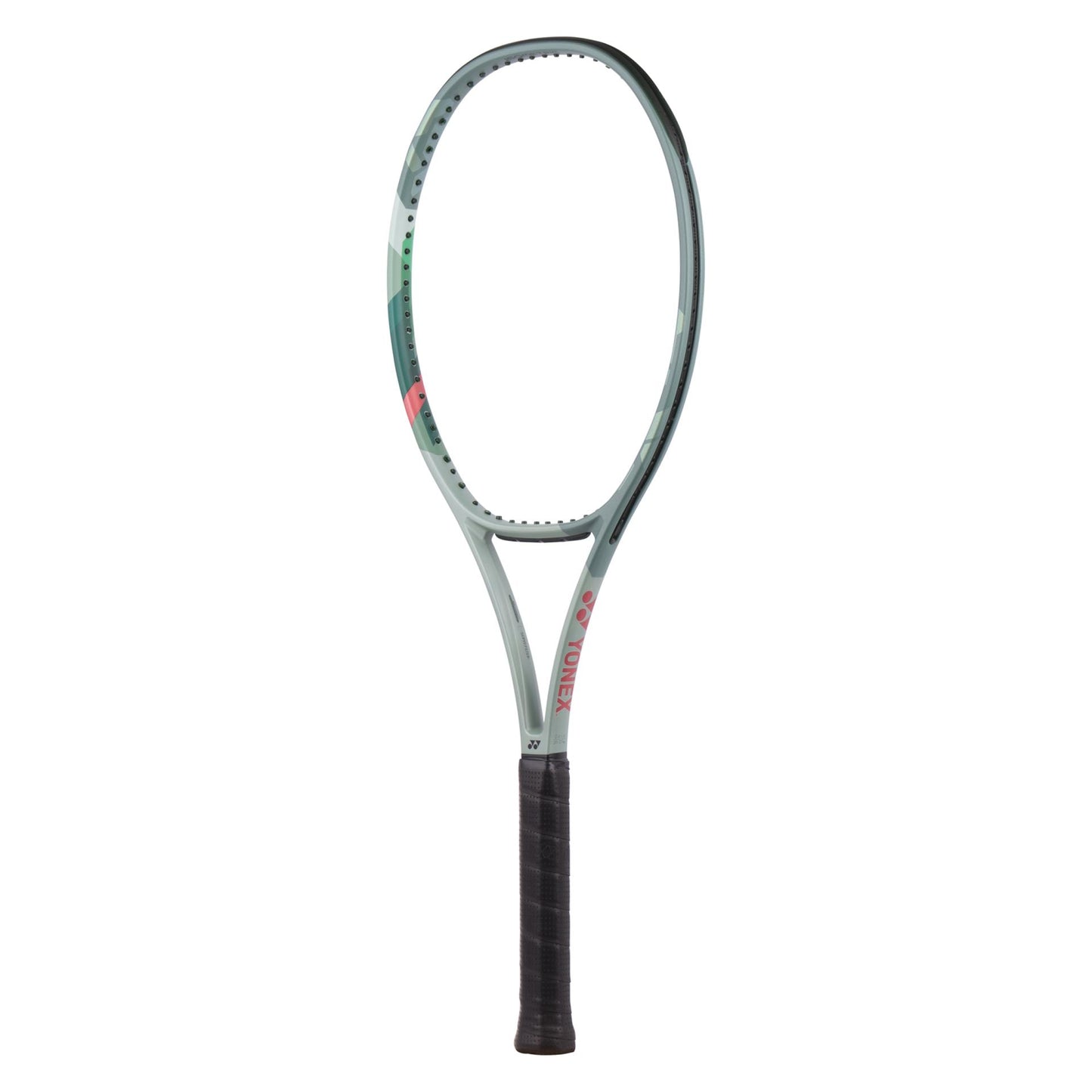 Yonex - PERCEPT 100D (model 2023), 305g, culoare verde masliniu (olive green), Racheta Tenis de Camp Competitionala