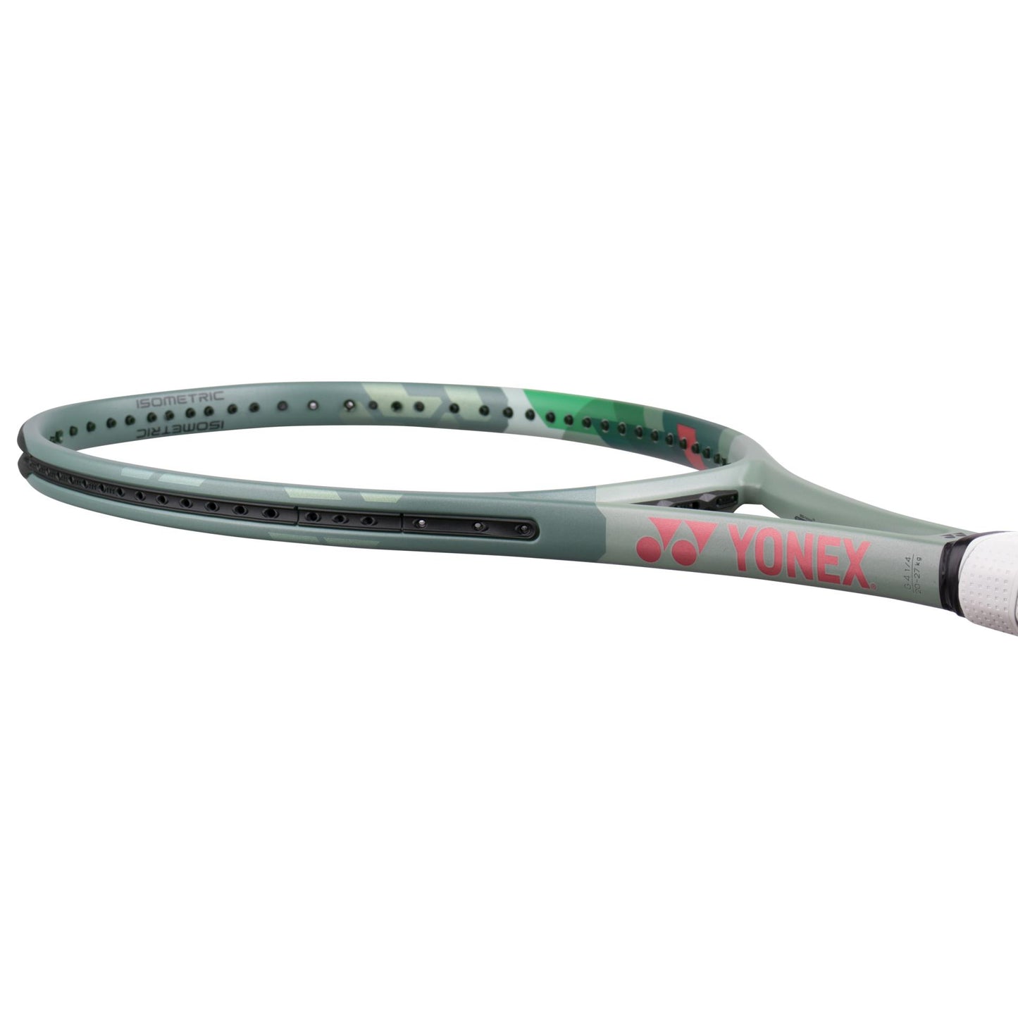 Yonex - PERCEPT 97L (model 2023), 290g, culoare verde masliniu (olive green), Racheta Tenis de Camp Competitionala