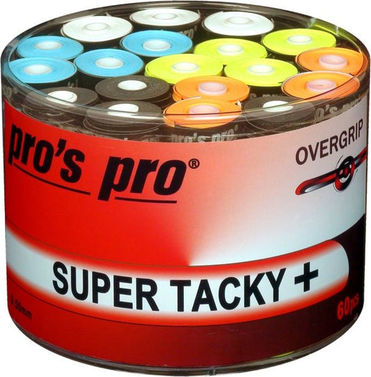 Overgrip Pro's Pro SUPER TACKY PLUS 60 pack