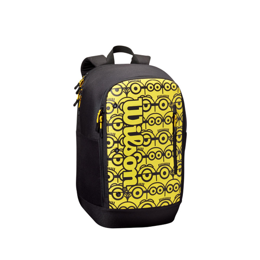 Rucsac tenis Wilson Minions Tour Black/Yellow