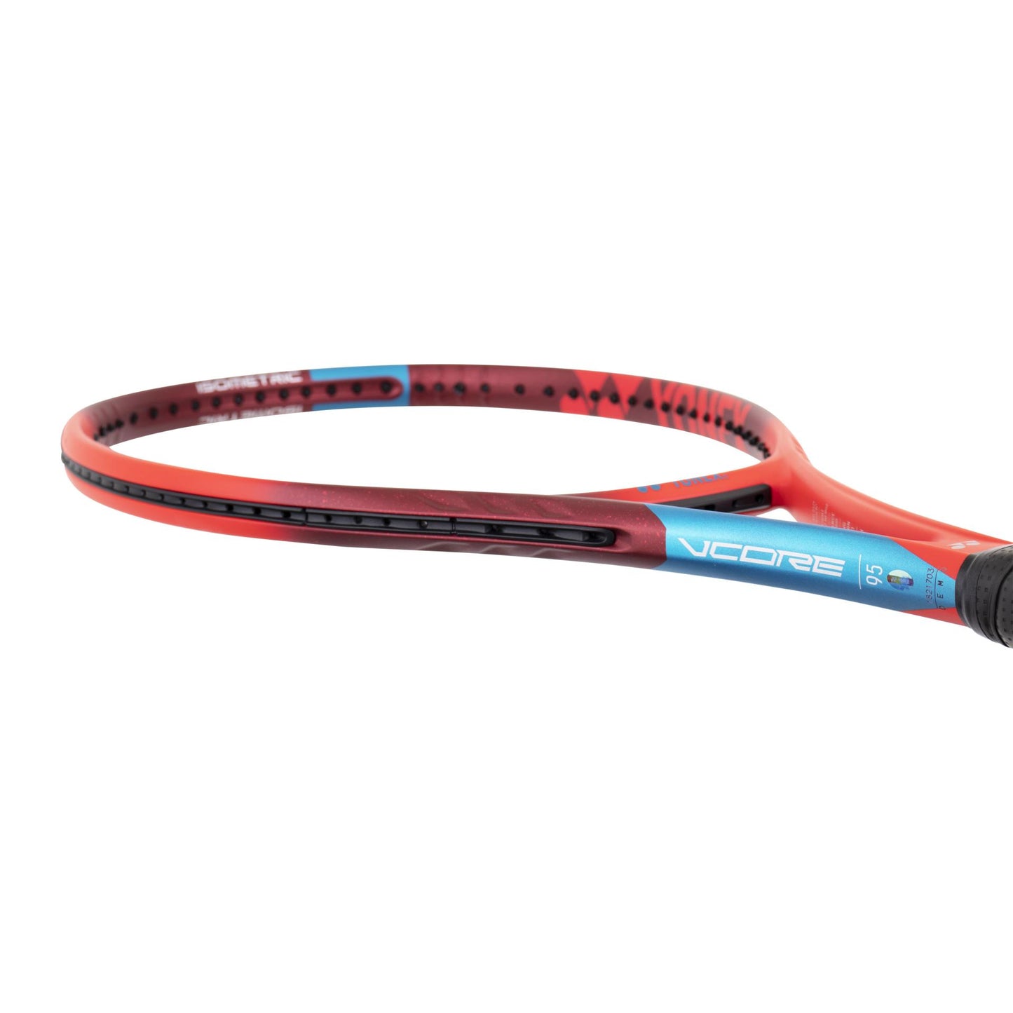 Yonex - NEW VCORE 95 (2021), 310g, Racheta Tenis de Camp Competitionala, culoare rosu-albastru (tango red)