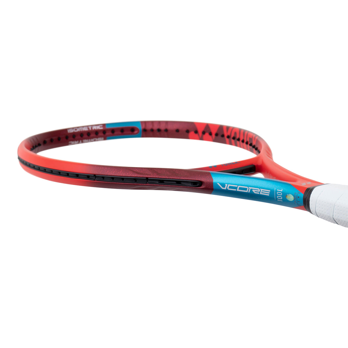 Yonex - NEW VCORE 100L (2021), 280g, Racheta Tenis de Camp Competitionala, culoare rosu-albastru (tango red)