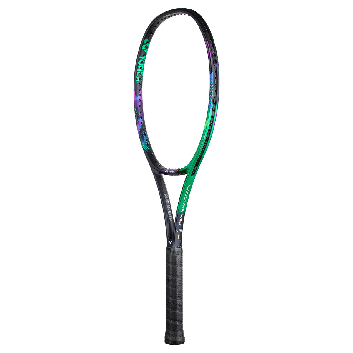 Yonex - NEW VCORE PRO 97 H (green purple) 330g, model 2021, Racheta Tenis de Camp Competitionala